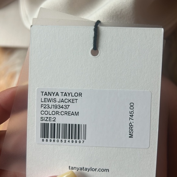 NWT TANYA TAYLOR LEWIS JACKET sz 2 sold out Shopbop fringe - Picture 5 of 10